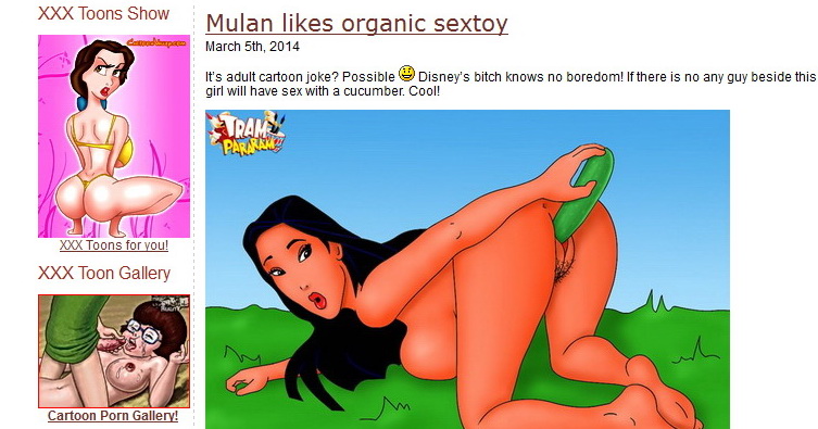 Mulan likes a sex toy